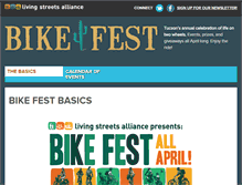 Tablet Screenshot of bikefesttucson.com